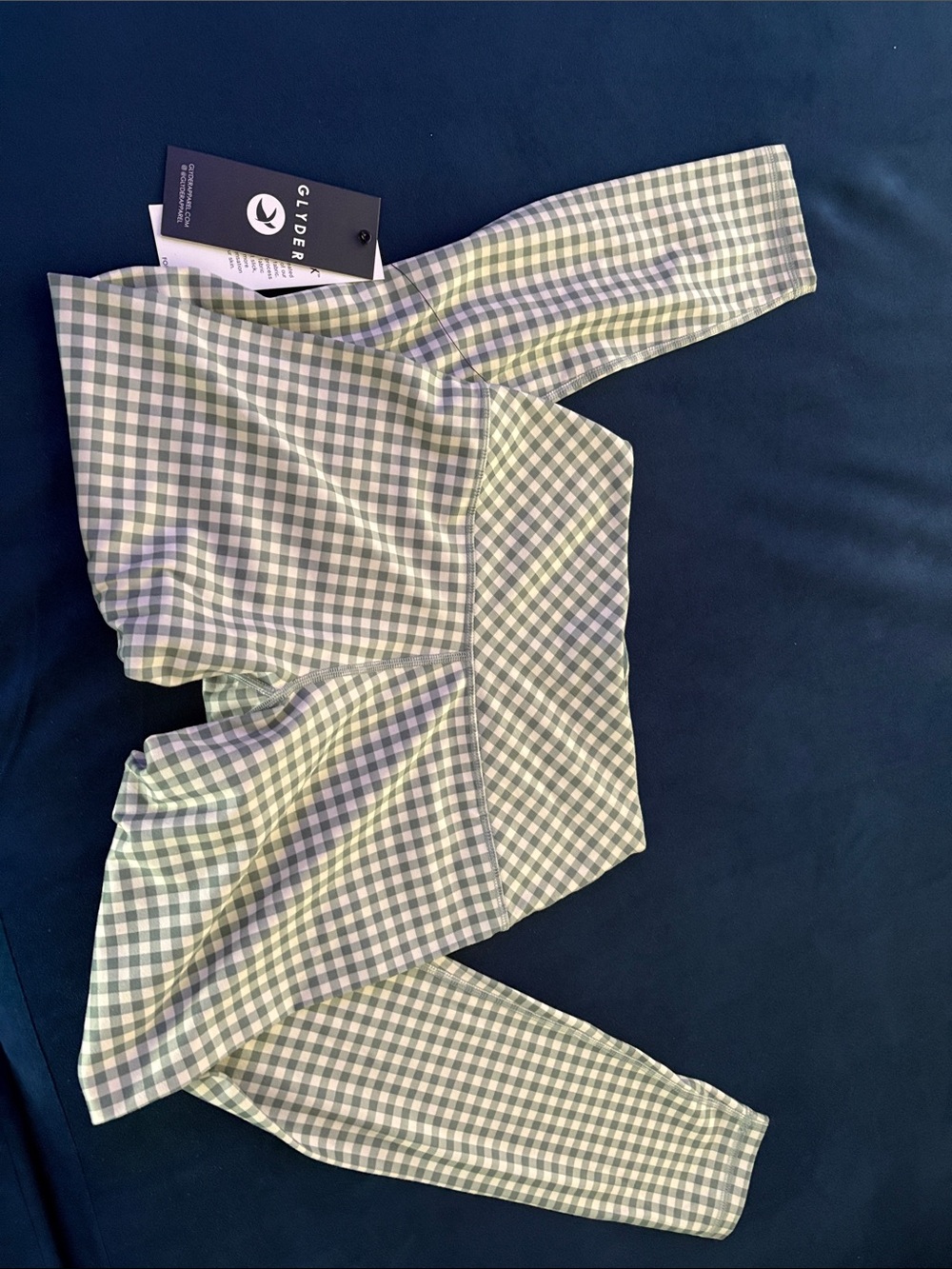 Glyder Green Gingham Leggings